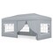 Large 10x20 FT Outdoor Canopy Tent with 6 Sidewalls, Windows, Sandbags, Wind Ropes, Wheeled Bag, Adjustable Height Heavy Duty Pop Up Gazebo Shelter